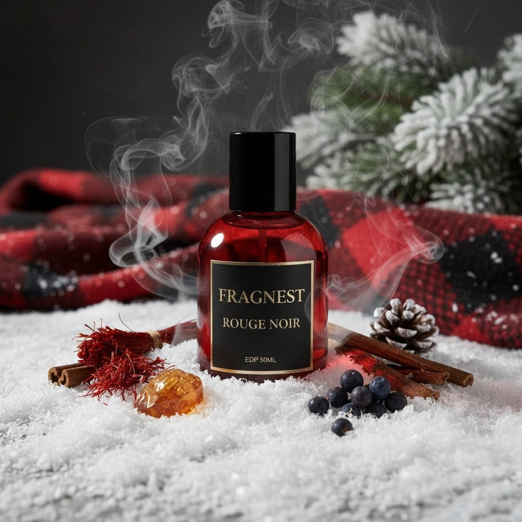 Rouge Noir by FRAGNEST – Impression of Baccarat Rouge 540 (Long-Lasting Perfume for Women & Men)